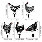Cluckura – Weatherproof Metal Chicken Statue for Garden & Patio