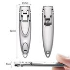 Ultra-slim portable nail clipper