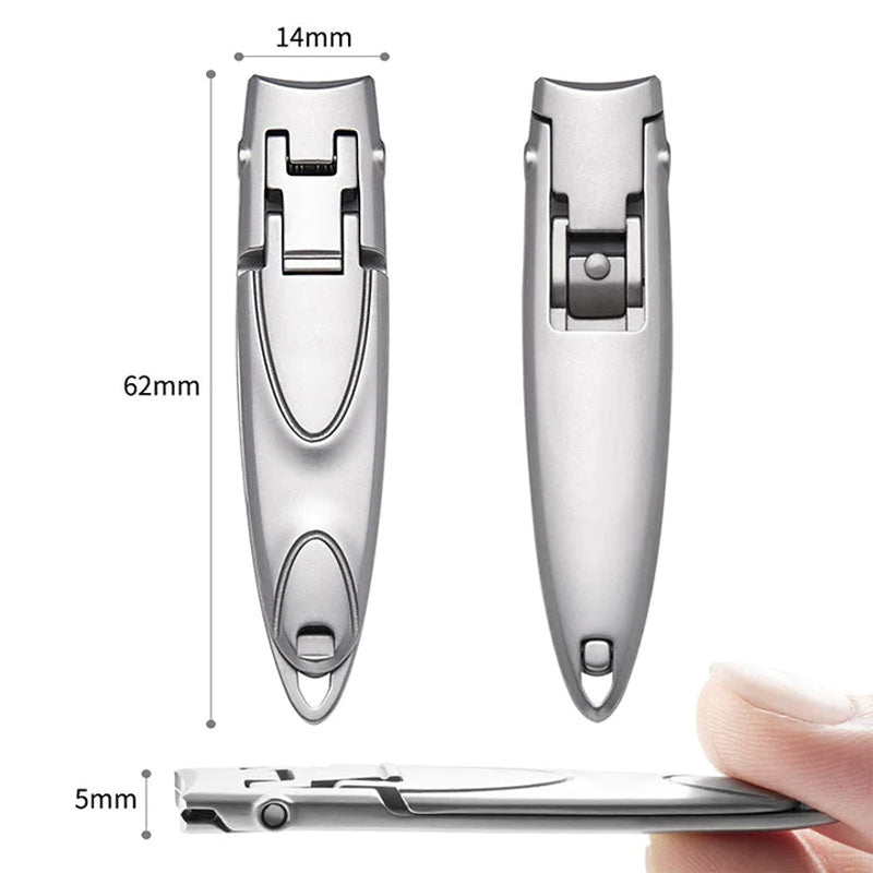 Ultra-slim portable nail clipper