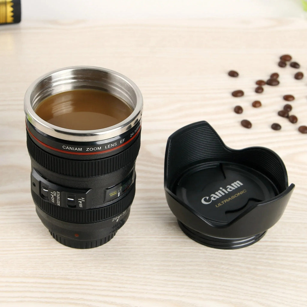Coffee Mug in Camera Lens Design – FocusMug