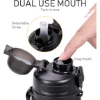 Collapsible 600 ml Silicone Water Bottle - Leakproof & BPA-free