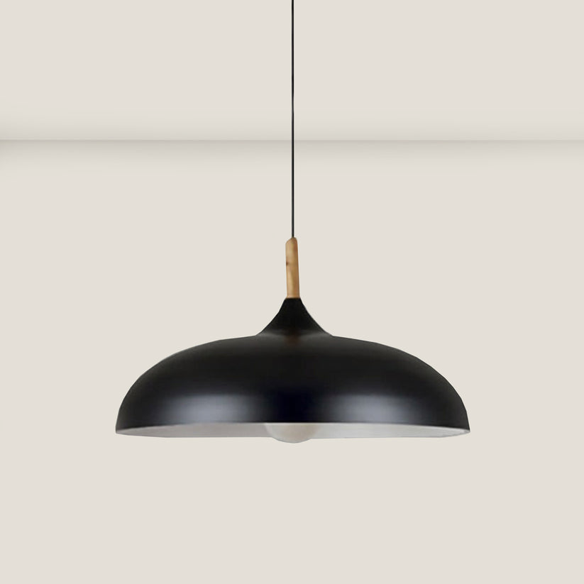 Oak wood ceiling light in Nordic design – LED wood plafond lamp
