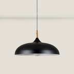 Oak wood ceiling light in Nordic design – LED wood plafond lamp