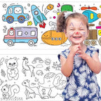 Children's Creative Stencil Roller – Reusable Art Sticker Set for Kids
