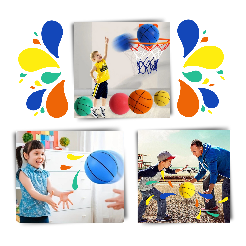 Colorful silent basketball for children