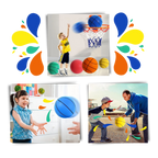 Colorful silent basketball for children