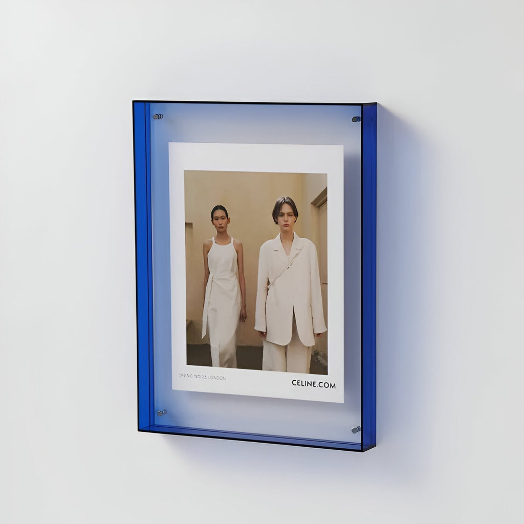 Colorful transparent acrylic picture frame
