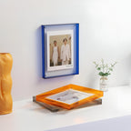 Colorful transparent acrylic picture frame