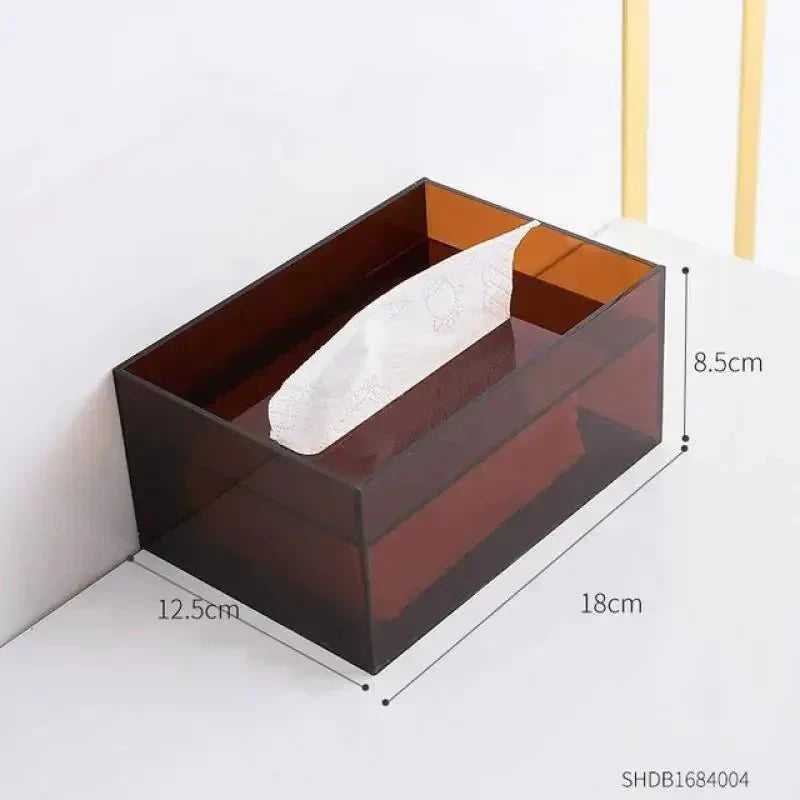 Colorful Tissue Box Holder made of Acrylic