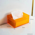 Colorful Tissue Box Holder made of Acrylic