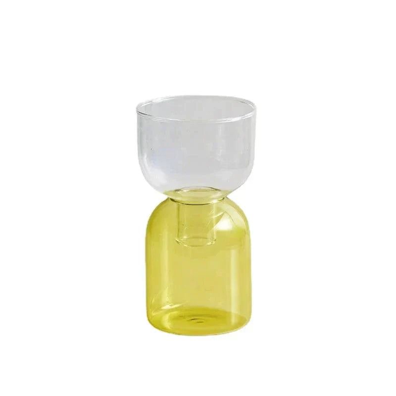 Glass Bodletop Two-Piece Vase