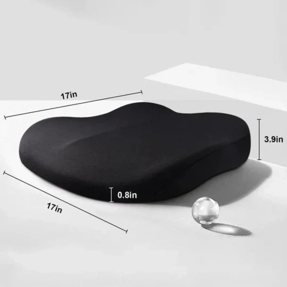 Memory Foam Car Seat Cushion with Raised Seating Support