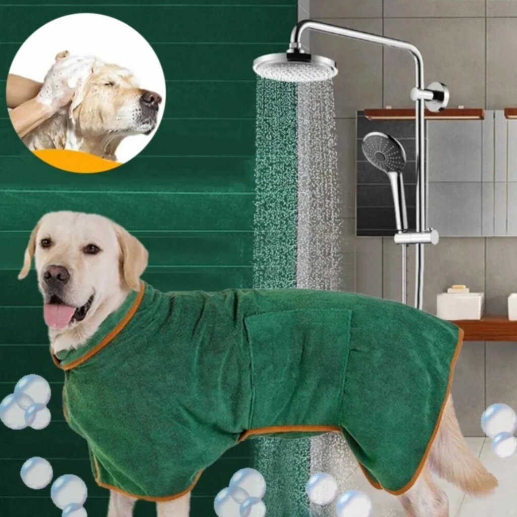 Comfortable Dog Bathrobe - Finn