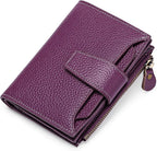 Compact Genuine Leather RFID Blocking Multi-Functional Wallet