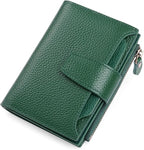 Compact Genuine Leather RFID Blocking Multi-Functional Wallet
