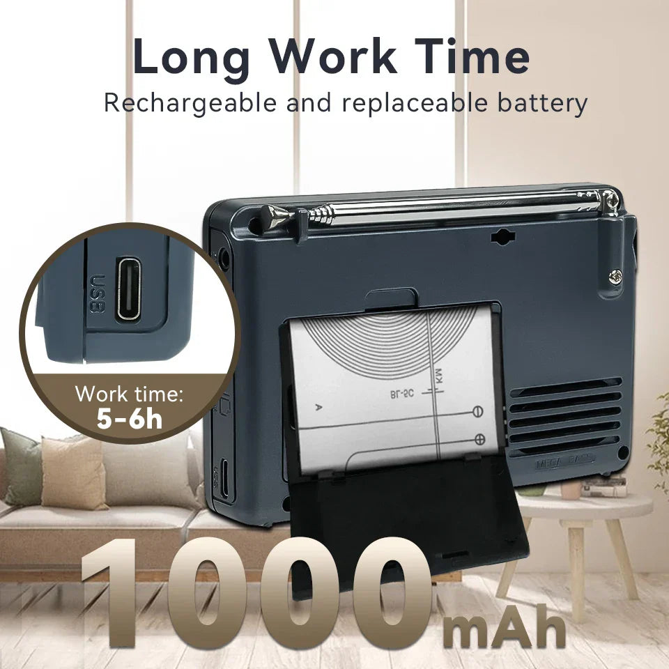 Compact Portable Radio - EchoWave