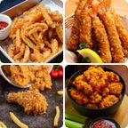 Compact Round Deep Fryer - SnackMaster Pro