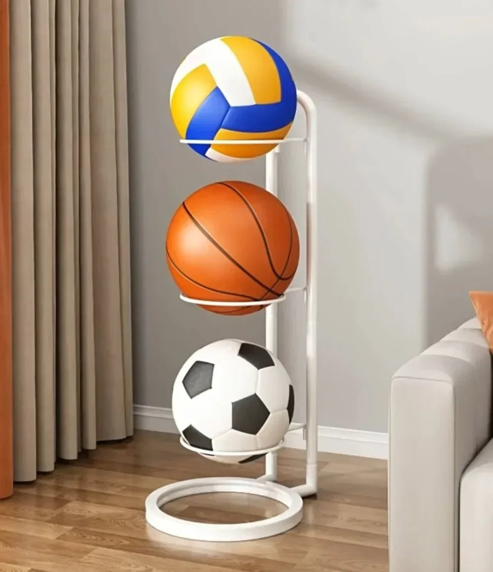 Compact Storage Rack for Sports Balls and Accessories - BallRack Pro
