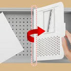 Cutting board with grater & blade change – Incl. practical hand guard