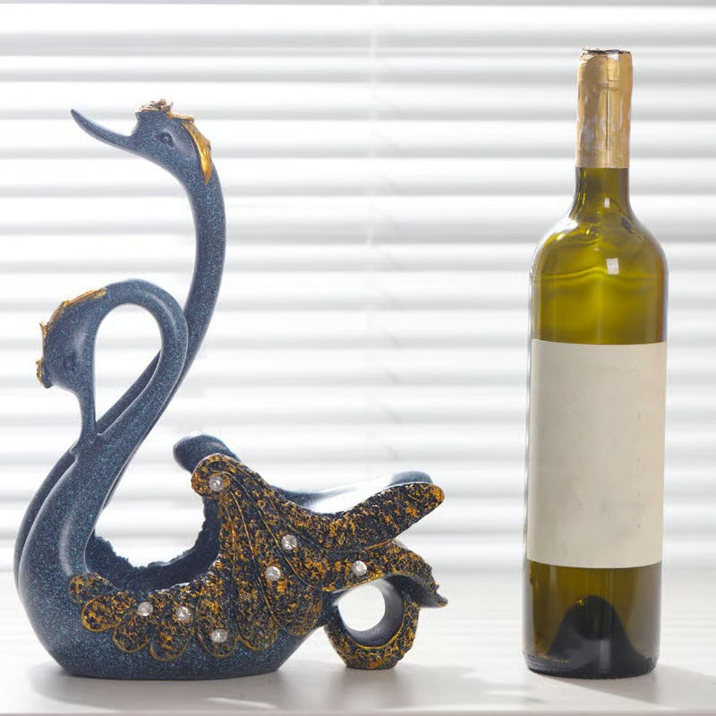 Swan Wine Bottle Holder – Artistic Storage with Style