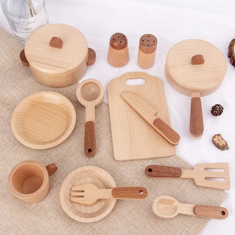 Cook’nTimber – Wooden Children’s Play Kitchen in Tree Trunk Design