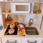 Cook’nTimber – Wooden Children’s Play Kitchen in Tree Trunk Design