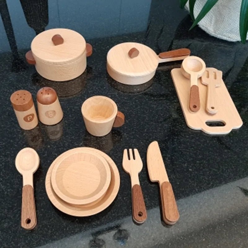 Cook’nTimber – Wooden Children’s Play Kitchen in Tree Trunk Design