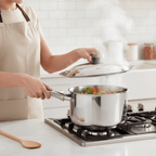 CookShield – Universal Stainless Steel Lid for Pans & Woks