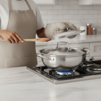 CookSphere – Premium 26 cm Stainless Pot for All Heat Sources