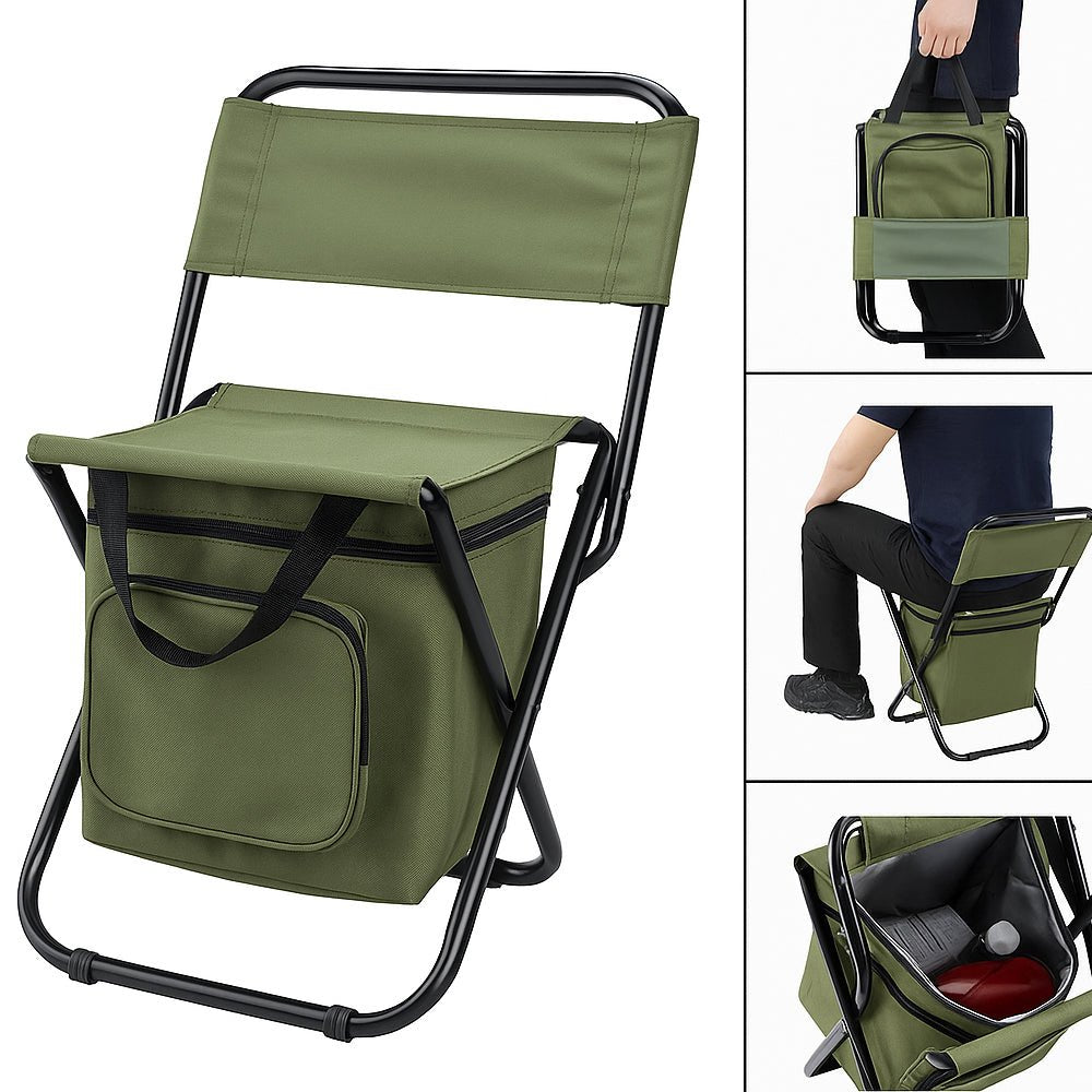 Coolcamp Chair – Foldable Outdoor Chair with Built-In Cooler and Storage