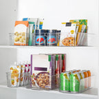 COOLORGANIZE – Transparent Refrigerator Storage Bins for Clutter-Free Kitchen