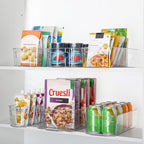 COOLORGANIZE – Transparent Refrigerator Storage Bins for Clutter-Free Kitchen
