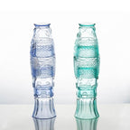 Colored Glass Cup Set in Koi Fish Shape - Sale