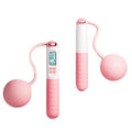 Cordless Digital Skipping Rope with Weighted Handles