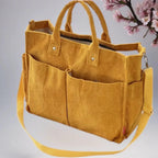 CordoTote – Classic Corduroy Shoulder Bag for Everyday Use
