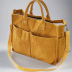 CordoTote – Classic Corduroy Shoulder Bag for Everyday Use