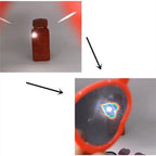 Heart-shaped diffractive glasses