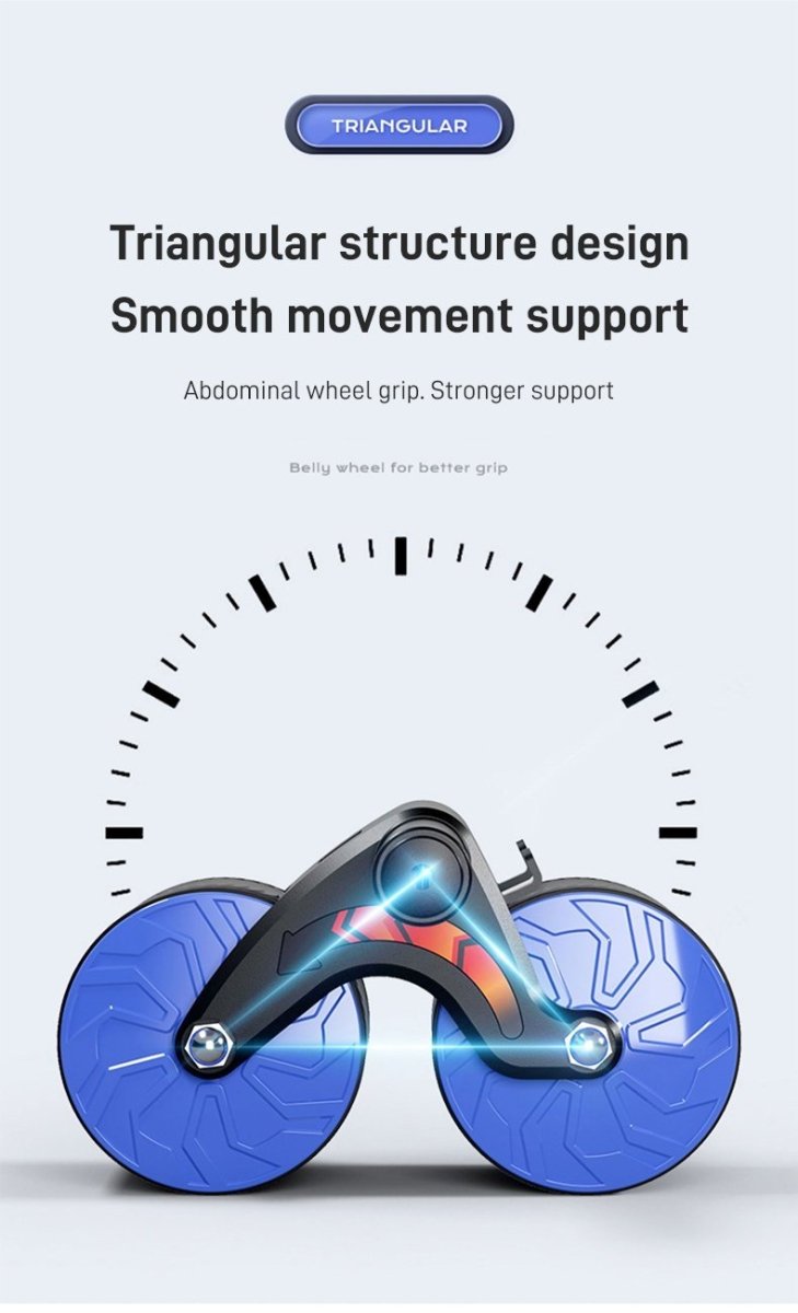 Coremaster AB-Roller – Adjustable Ab Wheel for Safe & Effective Core Training