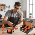 CORNERMATE – Adjustable 4-Way Corner Clamp Set for Perfect 60°, 90°, and 120° Angles
