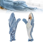 Cosy Shark Blanket Suit – Snuggly Wearable Sleeping Bag