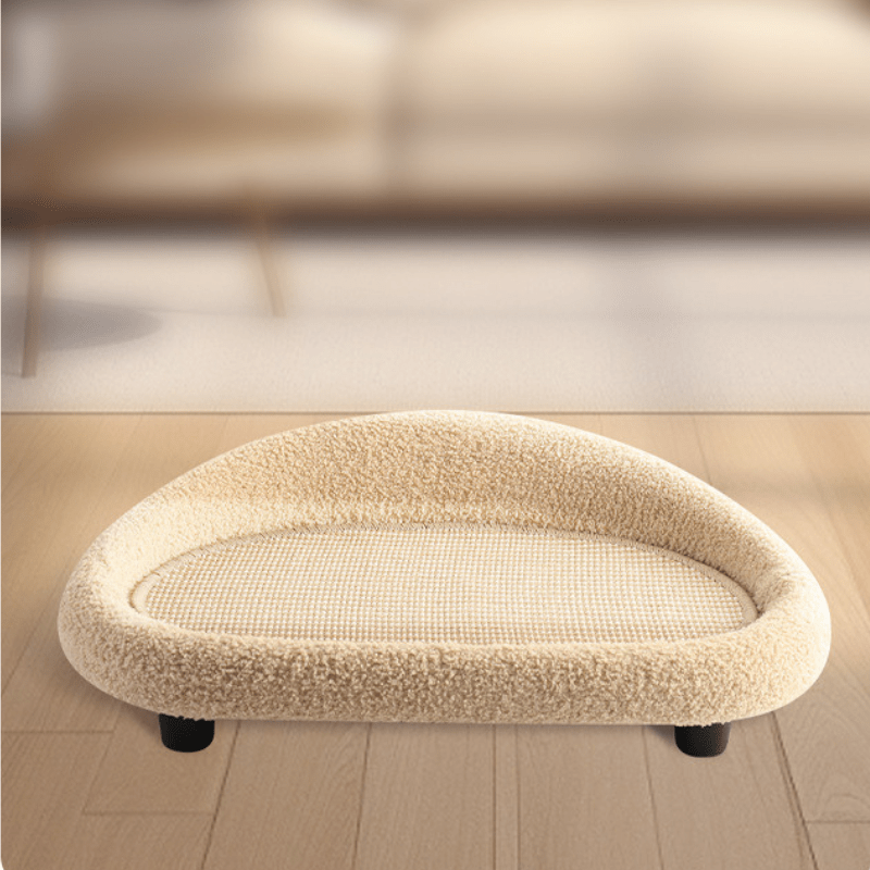 COSYCAT Retreat – Stylish Cat Bed with Sisal Scratch Surface & Cushion