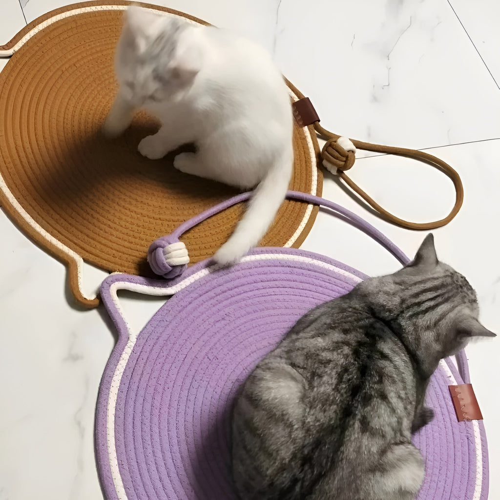 Cotton Cat Scratching Mat of Rope - ClawGuard