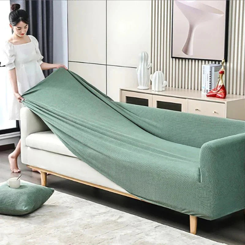 SNUGJACQ – Soft Jacquard Sofa Cover with Non-Slip Fit