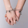 Couples Astronaut Magnetic Heart Bracelet Set