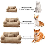 CozyCloud Bolster – Calming Pet Bed with Washable Cover for Dogs and Cats