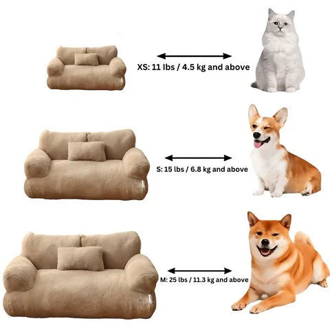 CozyCloud Bolster – Calming Pet Bed with Washable Cover for Dogs and Cats