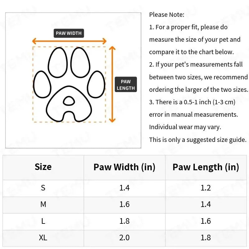 CozyPaws - Dog Waterproof Boots