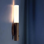 Wireless Wooden Wall-Mounted Sconce