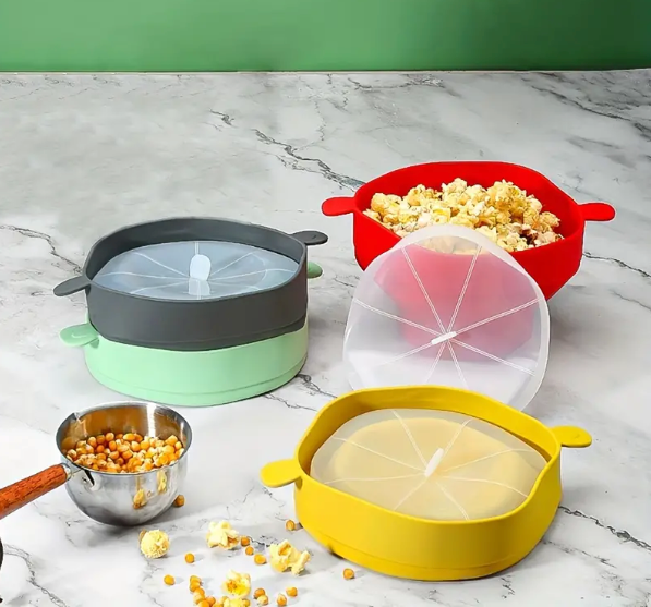 CrispyPop Non-Stick Popcorn Maker