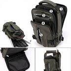 Waterproof Oxford Crossbody Bag, Anti-Theft Sling Bag, USB Charging & Multi-Pocket Design